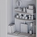 Arched Door Light Colored Wardrobe With Drawers Shelves Dolls And Hello Sunshine Light Up Sign