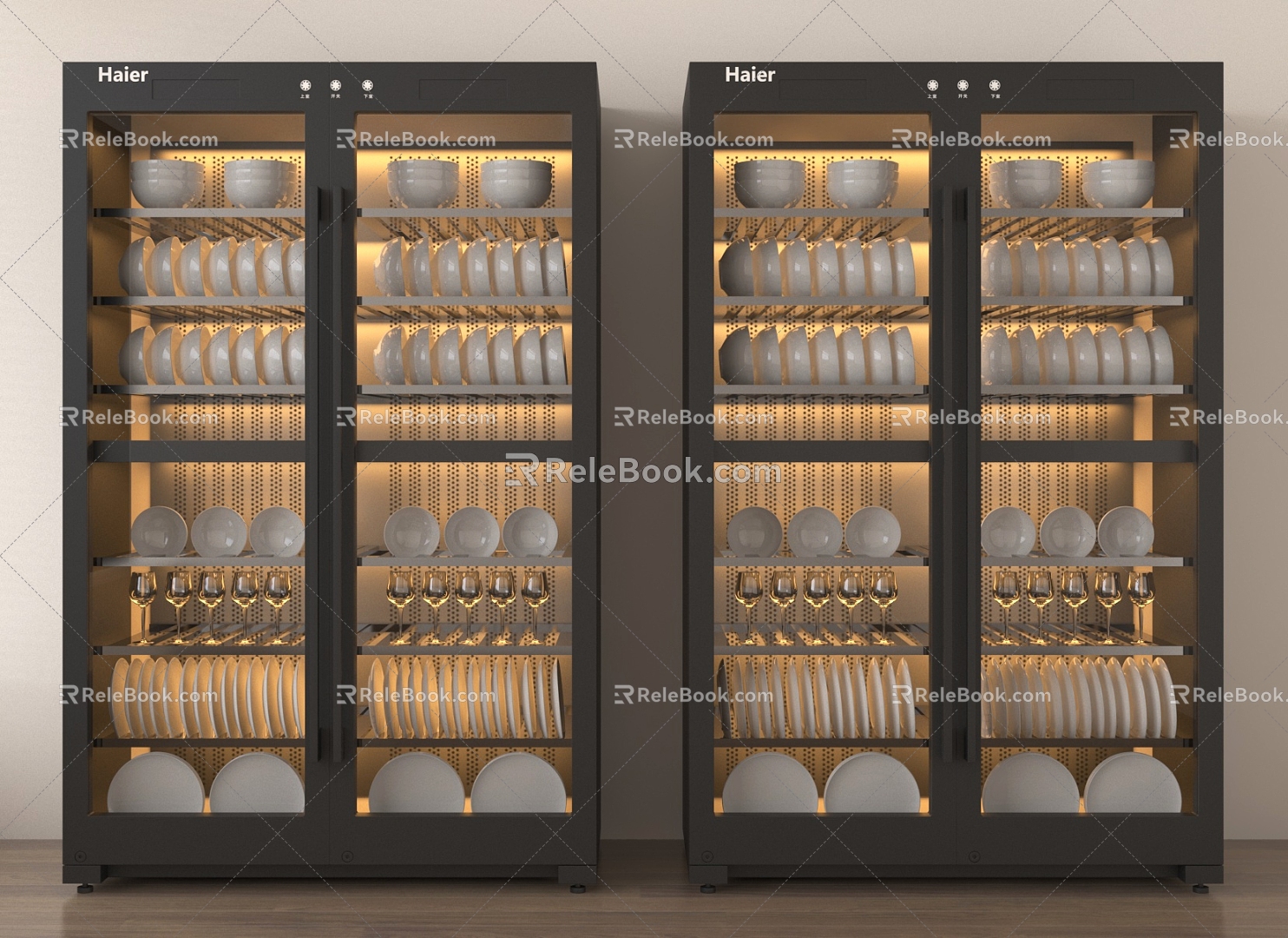 Modern Disinfection Cabinet Dishwasher 3d model