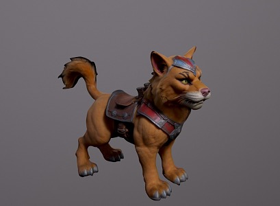 Pretty Cat Mount 3d model