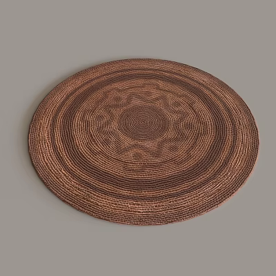 Round carpet 3d model