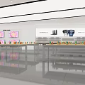 Mobile phone store 3d model