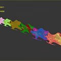 Highly Detailed Vertebrae Anatomical Structure With Realistic Bone Texture And 3D Rendering