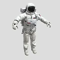 Modern astronaut spacesuit spaceships spacesuit spaceships low face number low model simple mo 3d model