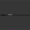 Black Tactical Shotgun With Wooden Stock Metal Barrel And Detailed Body Design