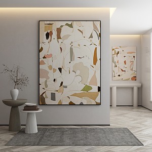 modern decorative painting 3d model