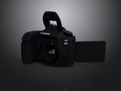 Canon EOS 90D Professional Digital Camera For Photography Enthusiasts 3d model