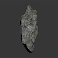 Natural Grayish Green Stone with Speckles and Rough Textured Surface in Raw Form