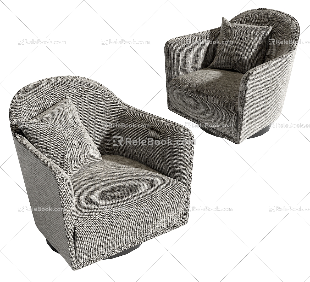 Poliform single sofa 3d model