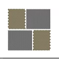 Decorative Wall Panels with Scalloped Patterns Gold and White Finishes for Modern Exterior Building Design