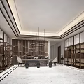 New Chinese Front Office 3d model