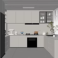 Modern Kitchen 3d model
