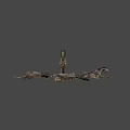 Artistic Metal Horse Sculptures Standing And Lying Down