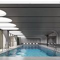 Modern Swimming Pool 3d model