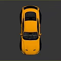 Modern Sleek Yellow Sports Car With Gray Accents Black Wheels And Red Brake Calipers