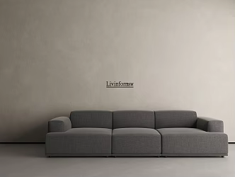 Casual Sofa In-line Sofa Modular Sofa Modern Multiplayer Sofa 3d model