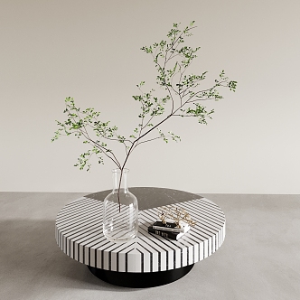 Side Table Round Table Coffee Table Round Table Low Table 3d model