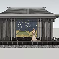 New style pavilion 3d model