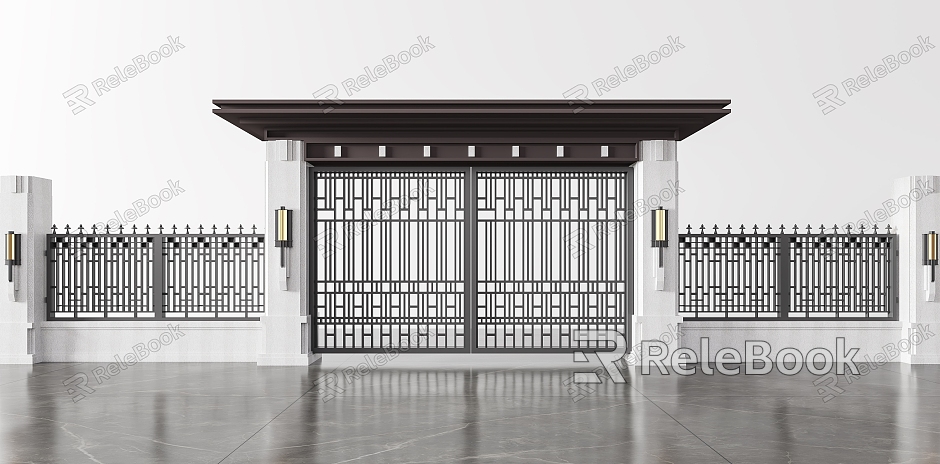 Villa exterior door model