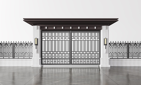 Villa exterior door 3d model