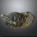 Colorful Animal Creature With Vibrant Blue Red Yellow And Orange Body Texture Design