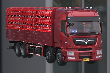 Dongfeng Tianlong Truck 3d model