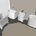 Mop pool mop pool faucet 3d model