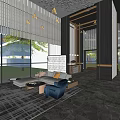 Elegant Hotel Lobby Interior Design With Luxurious Chandelier Comfortable Sofas And Modern Decor