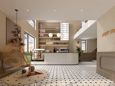 Modern Sweet Shop 3d model