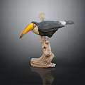 Modern Peco toucan 3d model