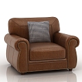 Jane Europe single sofa 3d model