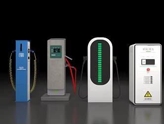 Charging pile 3d model
