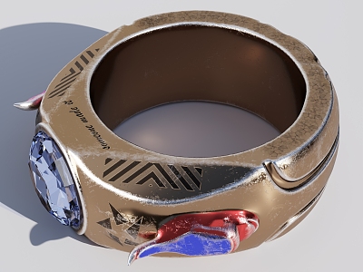 Super Write Do Old Real Ring 3d model