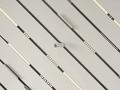 Modern LED Downlights And Spotlights For Interior Home Office Lighting Design 3d model