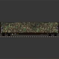 Camouflage Covered Military Style Train Carriage with Realistic Design on Railway Tracks