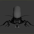 Modern beetle shape bug 3d model