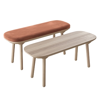 modern bench 3d model