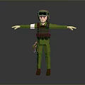 Warrior Samurai Soldier Guard Assassin Killer Ancient Soldier Ancient Assassin Killer 3d model
