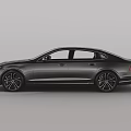 Modern Gray Volvo Sedan With Sleek Design And Alloy Wheels