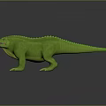 Lizard Anime Lizard Chameleon Cartoon Lizard Reptile Cold Blooded Animal Reptile Class 3d model