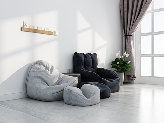 Modern Lazy Sofa 3d model