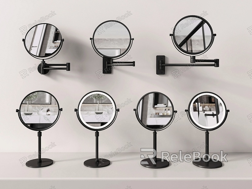 Modern Makeup Mirror Mirror Dressing Mirror Bathroom Mirror Hanging Mirror Bathroom Mirror model