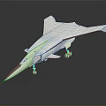 White Fighter Jet Featuring Sleek Aerodynamic Design And Visible Landing Gear On Dark Background