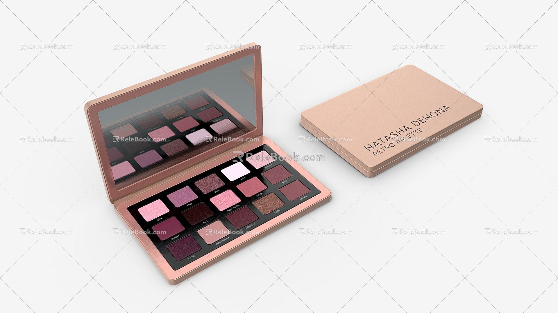 Eyeshadow palette Eyeshadow palette palette Cosmetics 3d model