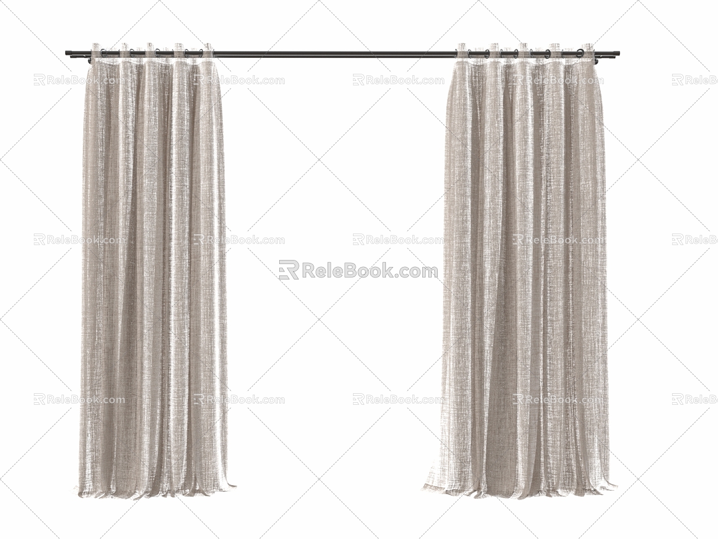 Modern Curtain Window Screen Pleated Curtain model