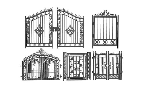 European-style gate 3d model