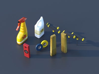 Hardware hardware parts 3D model model