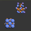 Molecular Structure Models of Gas Liquid Solid States Including Methane Water Carbon Dioxide and Ice