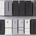 Modern Refrigerators and Freezers Collection with Multiple Colors Styles for Home Kitchen