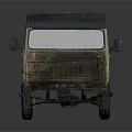 UAZ Beige Pickup Truck Exterior With Dark Roof And Off Road Features