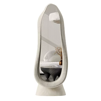 Modern Alien Decorative Full-length Mirror 3d model
